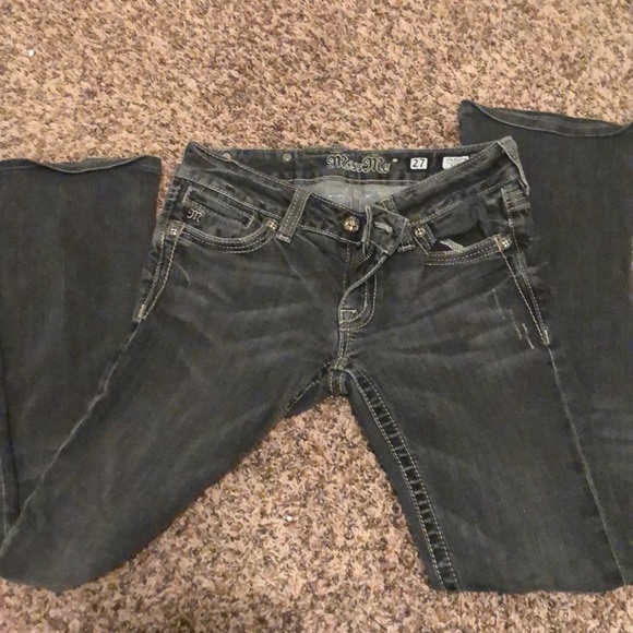Size 27 Boot Cut Miss Me Jeans - Picture 2 of 4